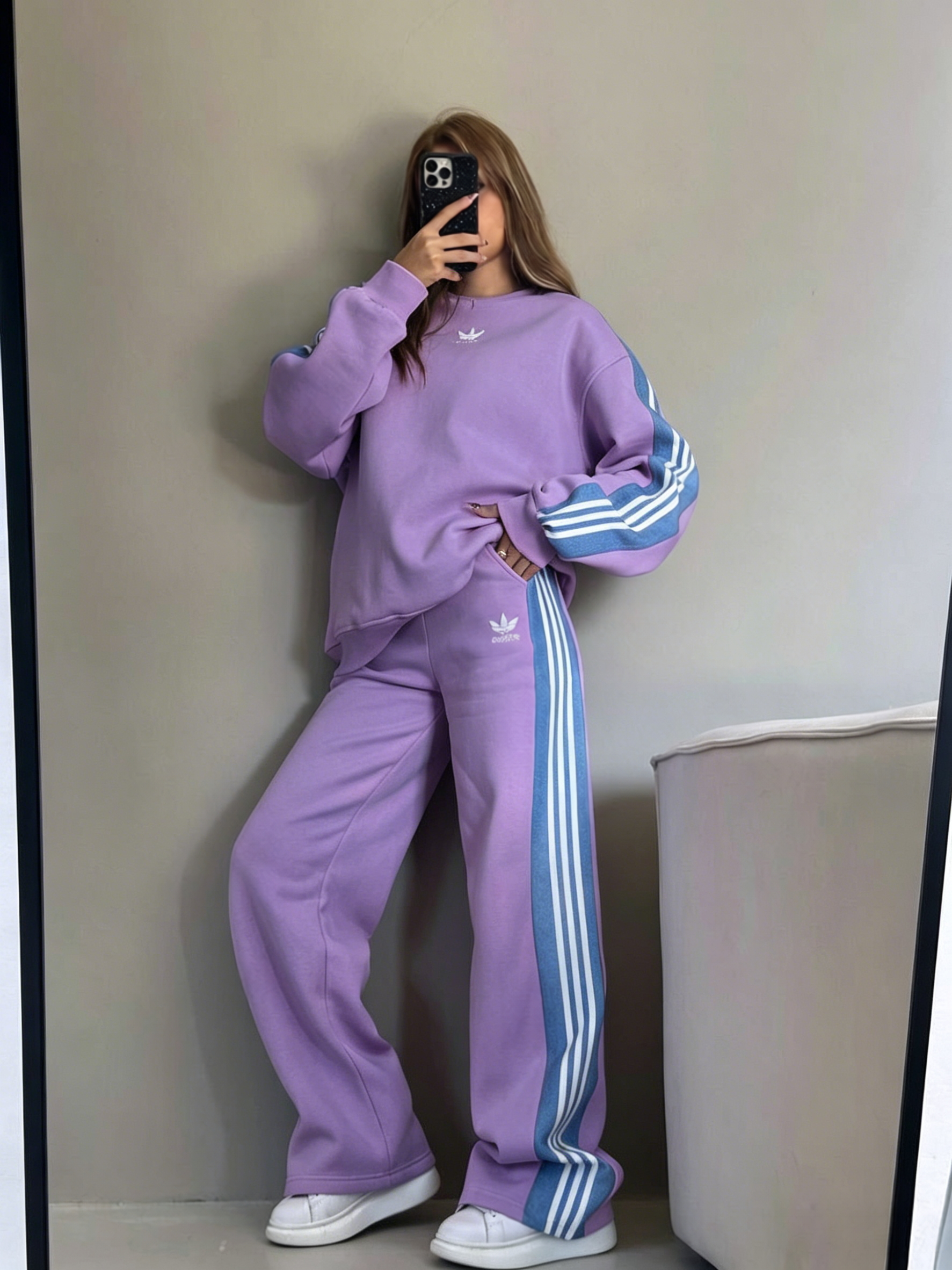 Everyday City Stripe Tracksuit Set