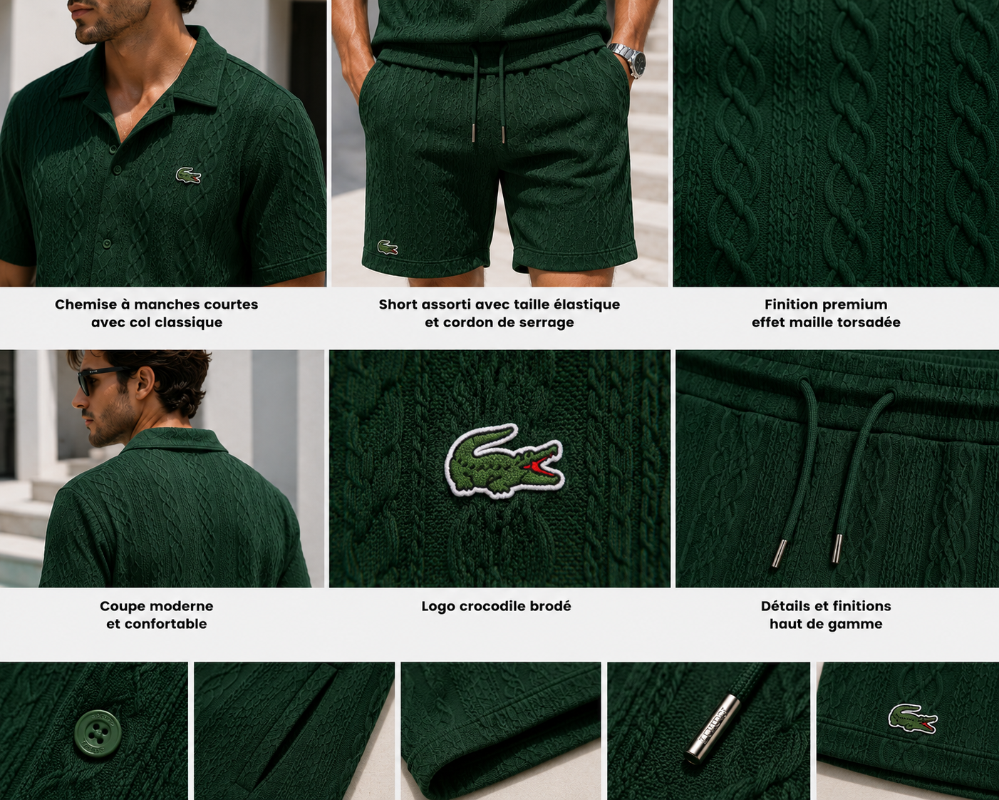 Royal Cable Knit Summer Set