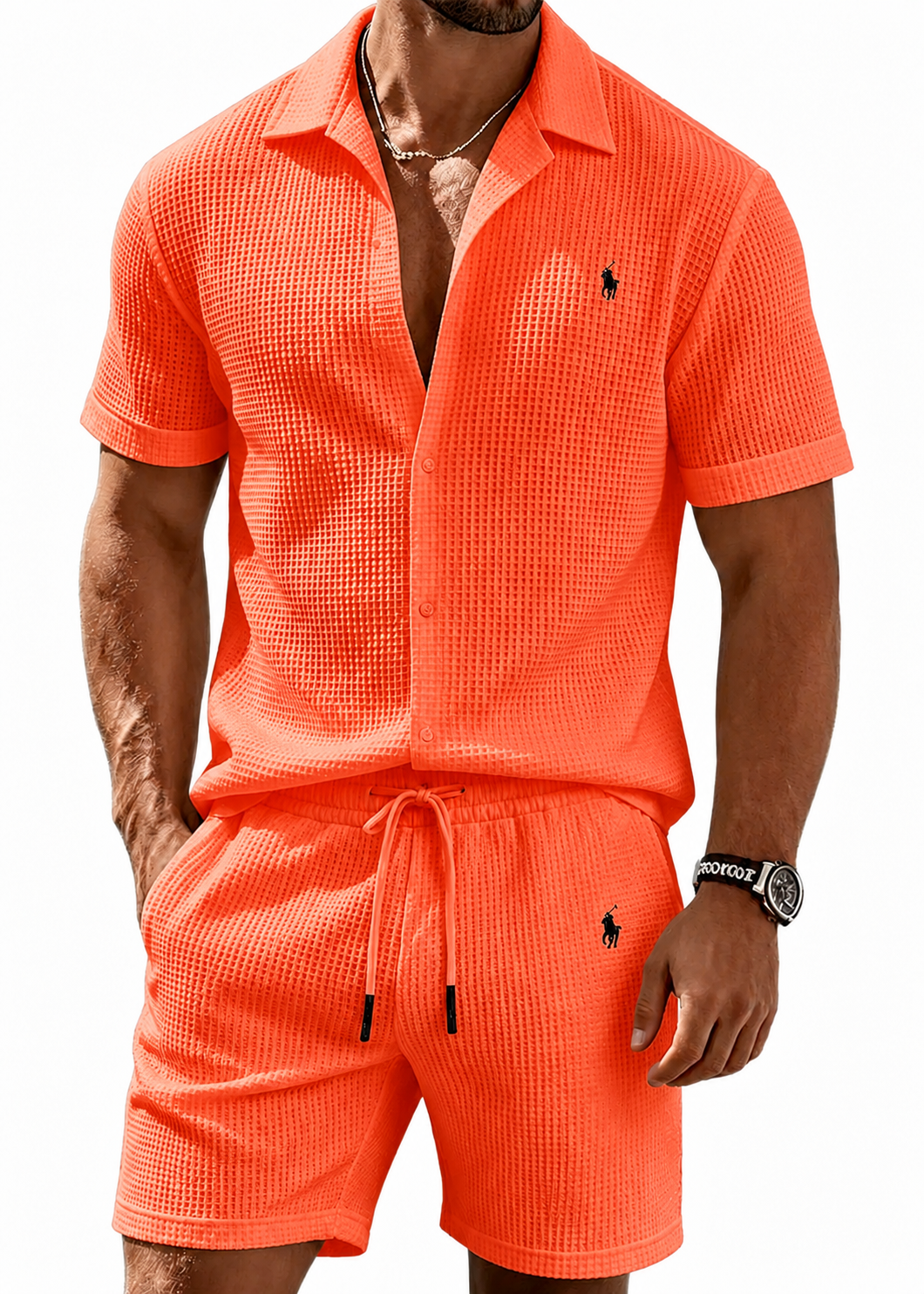 Coastal Waffle Knit Resort Set